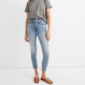 Madewell 11” HR Skinny Crop Jeans